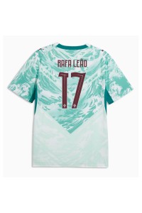 Portugali Rafael Leao #17 Jalkapallovaatteet Vieraspaita MM-kisat 2026 Lyhythihainen